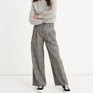 Pleated wide leg pants, 14